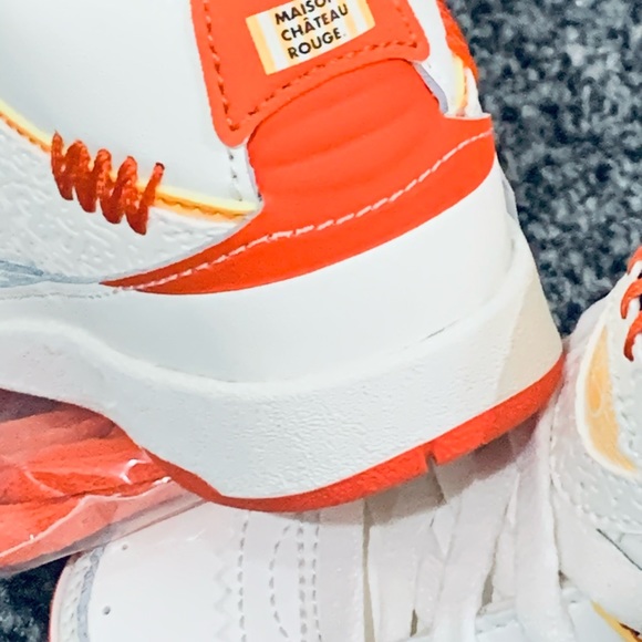 Nike Air Jordan 2 x Maison Château Rouge  SP Baby/ Toddler Shoes 13c - Picture 7 of 8